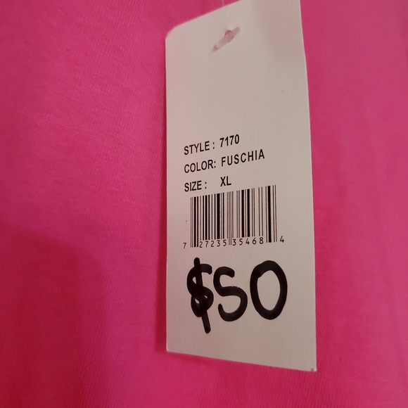 Womens fuchsia pink oversized Pennant sportswear Arlington sweatshirt sweater - Picture 16 of 16